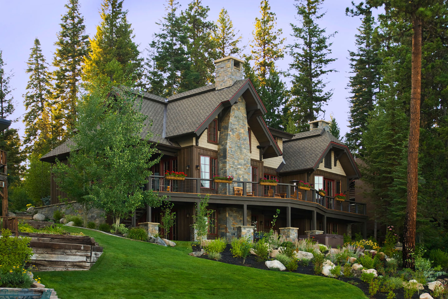 craftsman lakehouse in mccall idaho design by mccall planning and design
